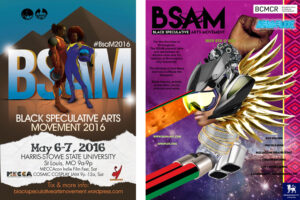 Flyer and poster promoting BSAM events